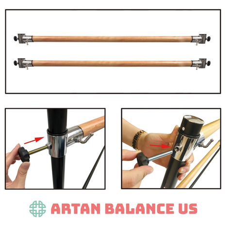Artan Balance Double Bar Freestanding Ballet Barre Nepal