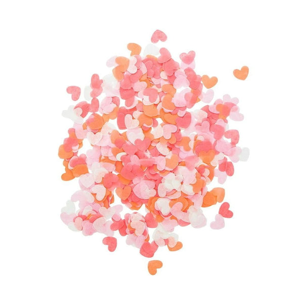 Mixed Colour Heart Shape Tissue Paper Confetti