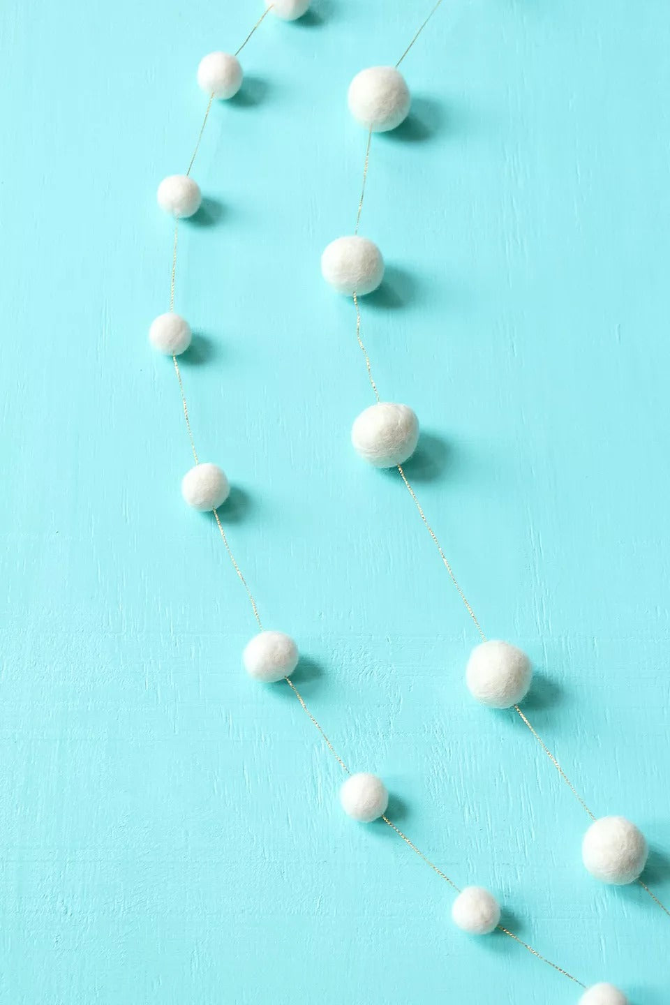 Felt Ball Garland DIY