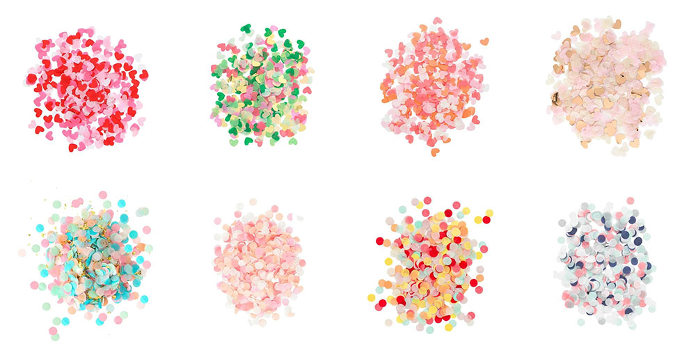 Mixed Coloured Tissue Paper Confetti