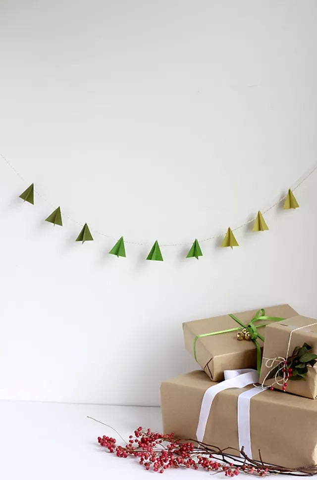 paper tree garland