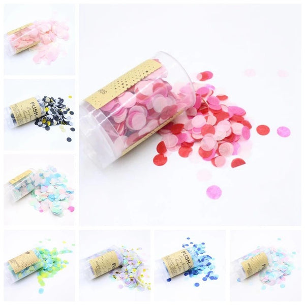Push Pop Containers Sprinkle Confetti Poppers