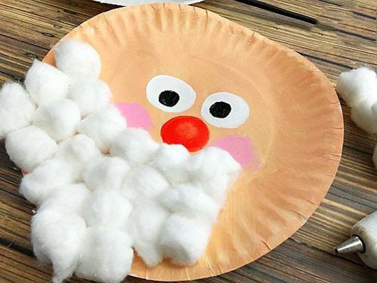How To Make Christmas Santa Claus By Party Plates?