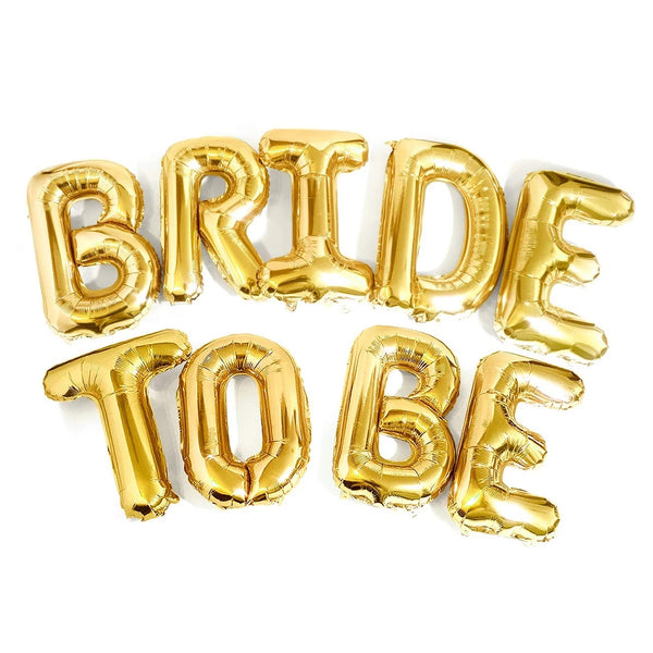 Bachelorette Party Gold Bride to BE Balloons