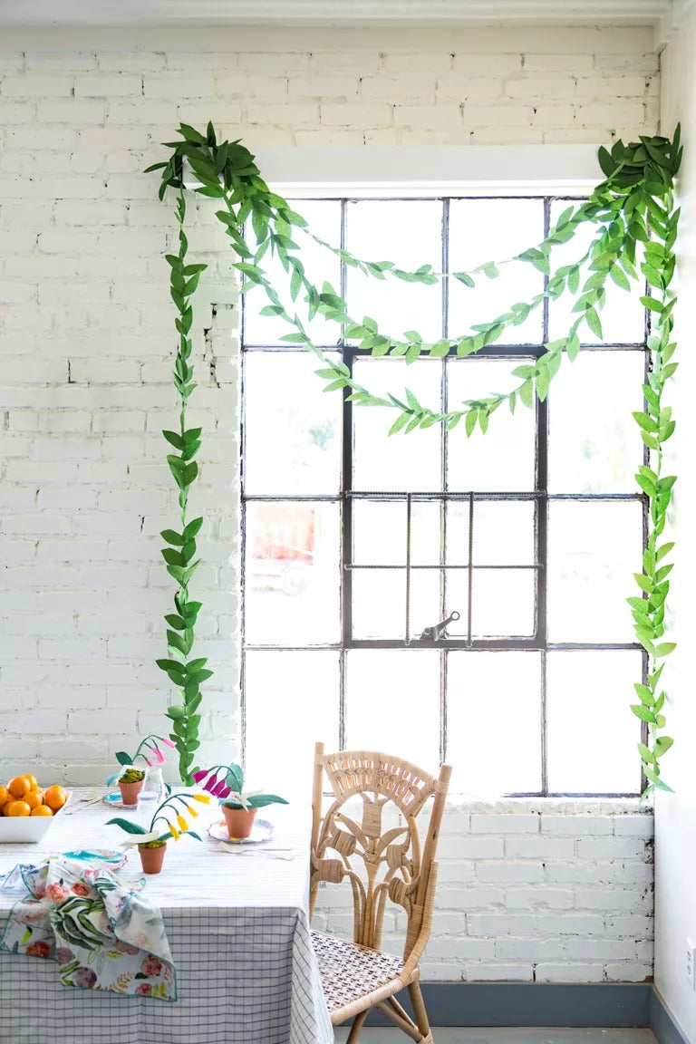 DIY Leaf Garland