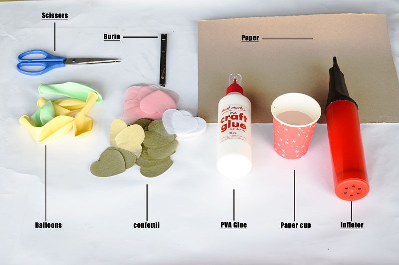 make easter eggs by mixed coloured tissue paper
