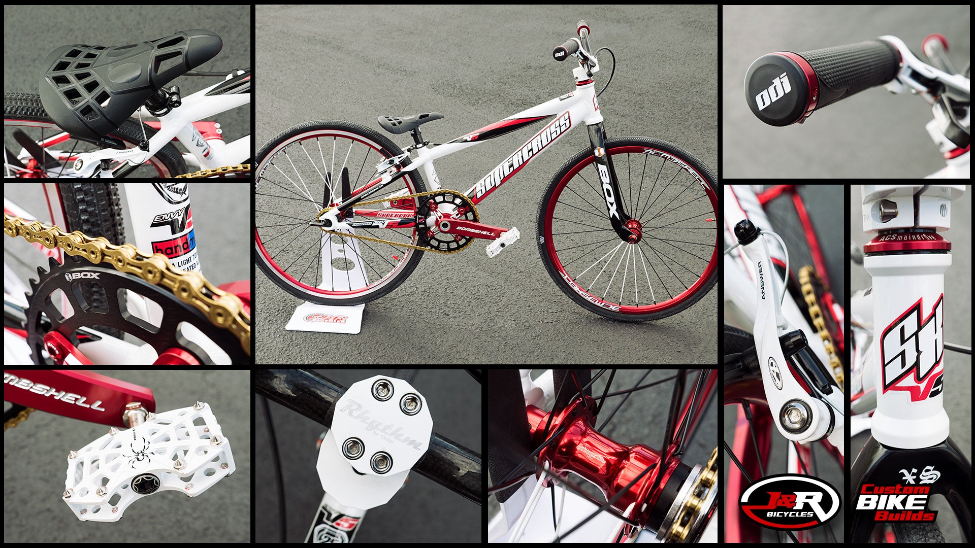 J&R Custom Build: Black, White and Red Supercross