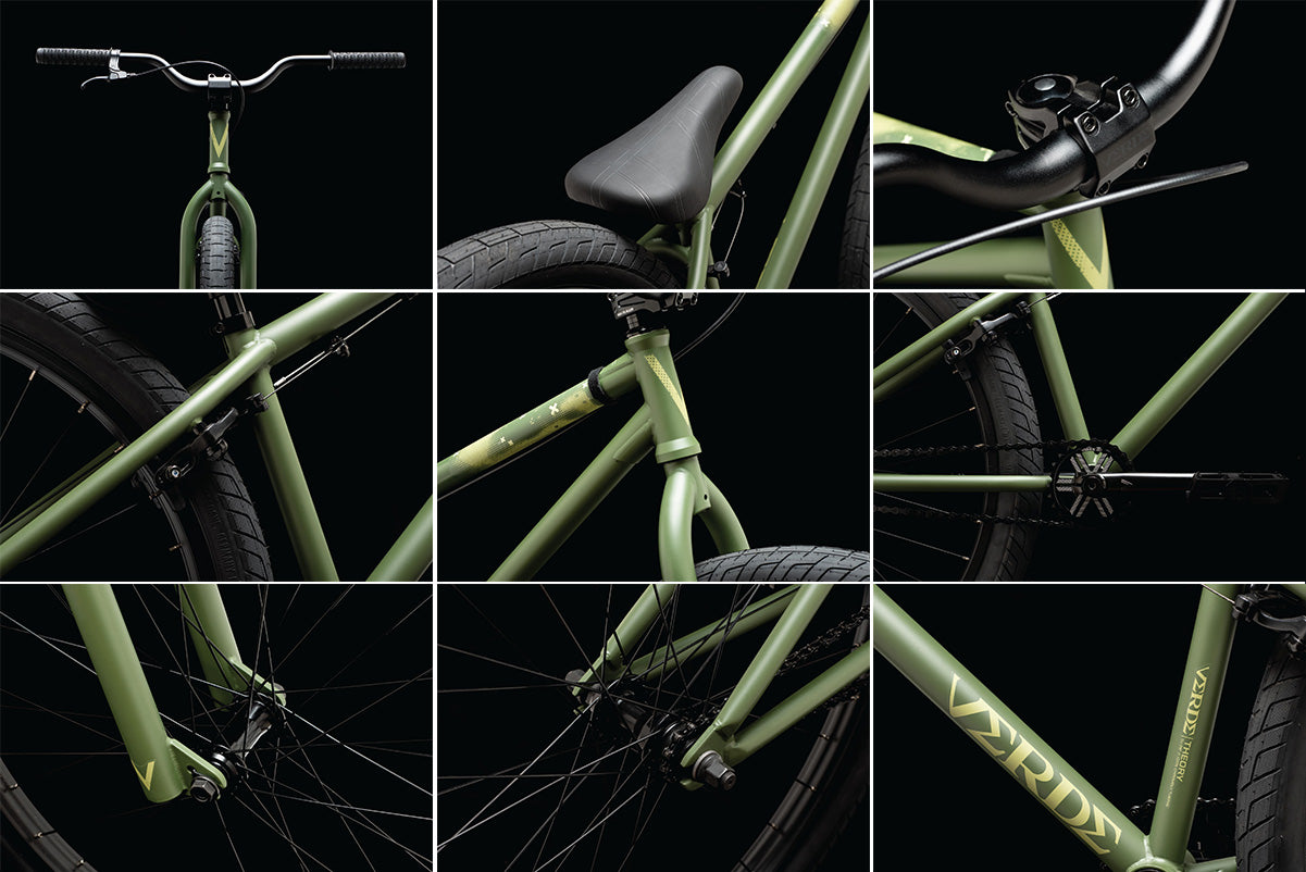 Verde Theory 26-inch BMX Freestyle Bike-Green