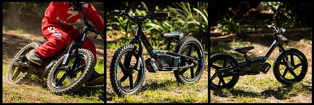 Stacyc 16eDrive 16-inch Electric BMX Balance Bike-Black