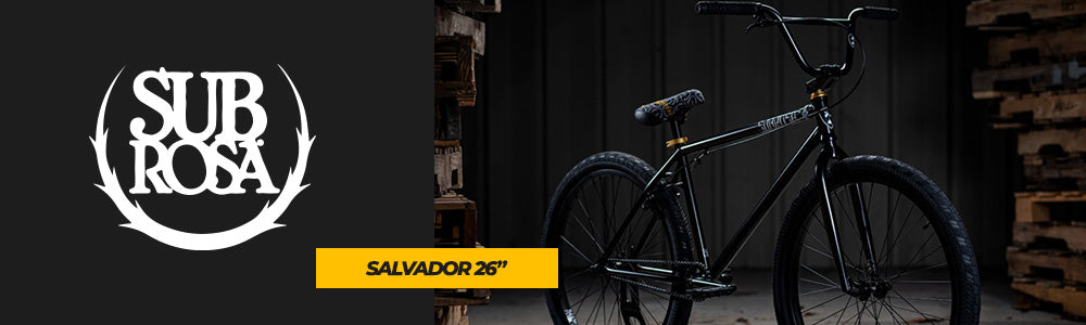 Subrosa 2021 Salvador 26" BMX Freestyle Bike-Black