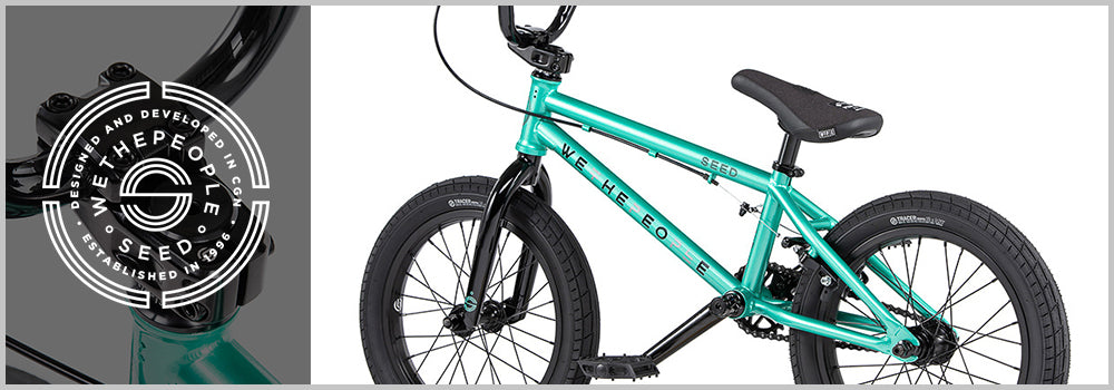 We The People 2020 Seed Complete BMX Bike - Teal