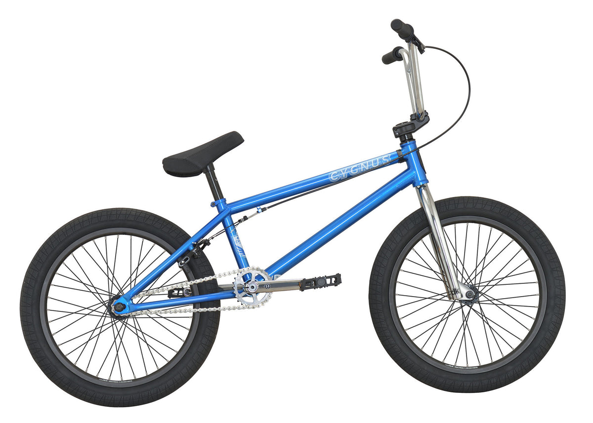 chrome blue bmx