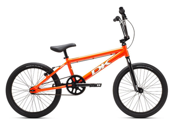 orange race bike