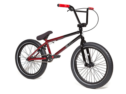 black and red bmx bike