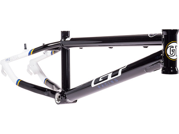 Gt 14 Pro Series Bmx Race Frame Black White At J R Bicycles J R Bicycles Inc
