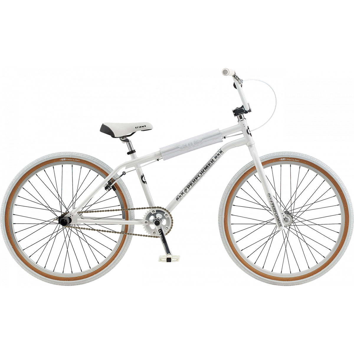 gt bike white