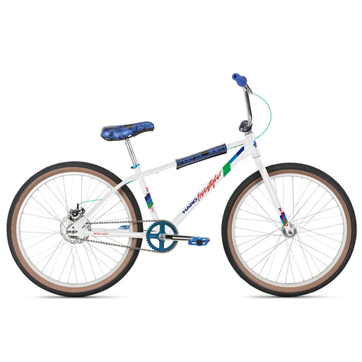 white haro bmx bike