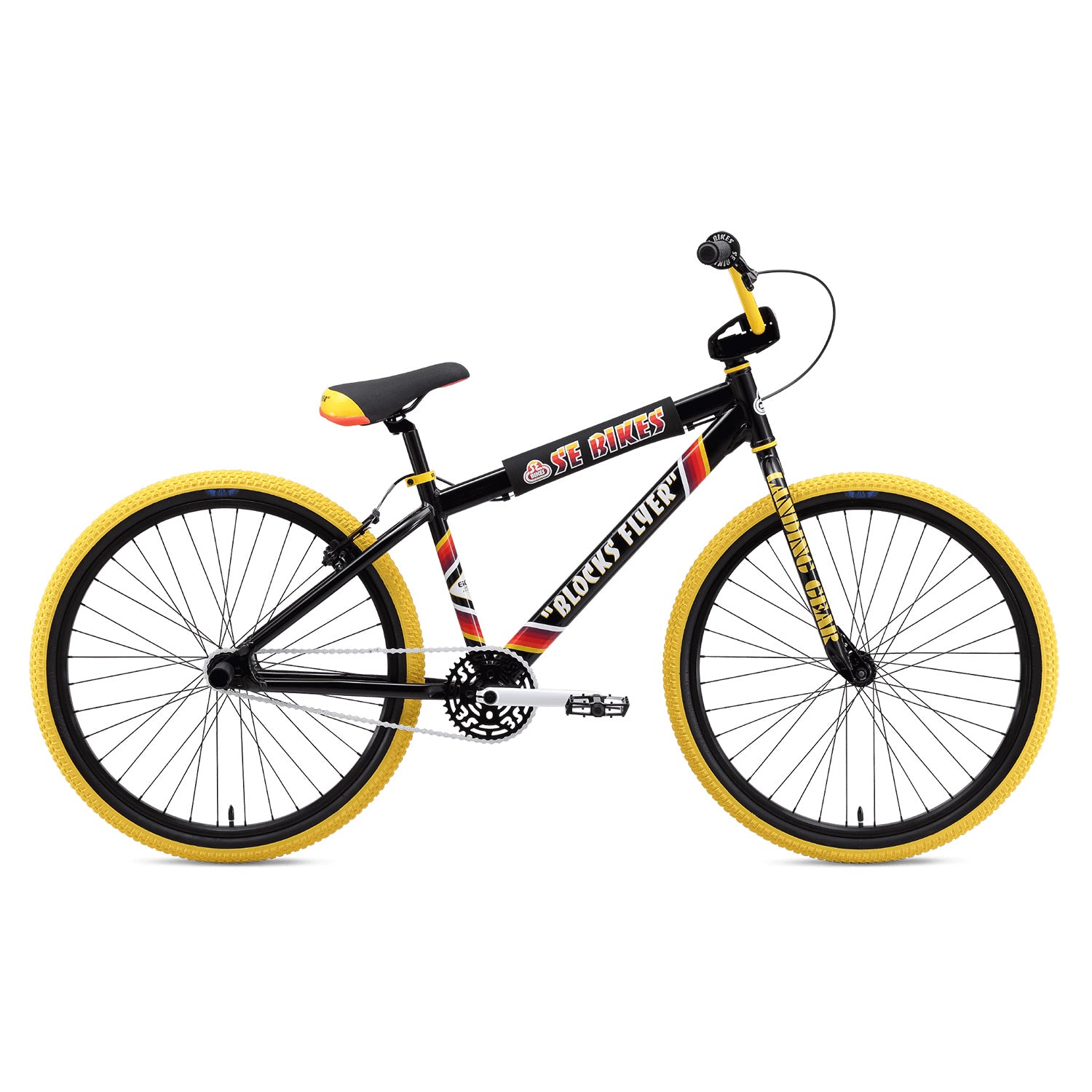 SE Vans Blocks Flyer 26-inch BMX Freestyle Bike-White at J&R Bicycles – J&R  Bicycles, Inc.