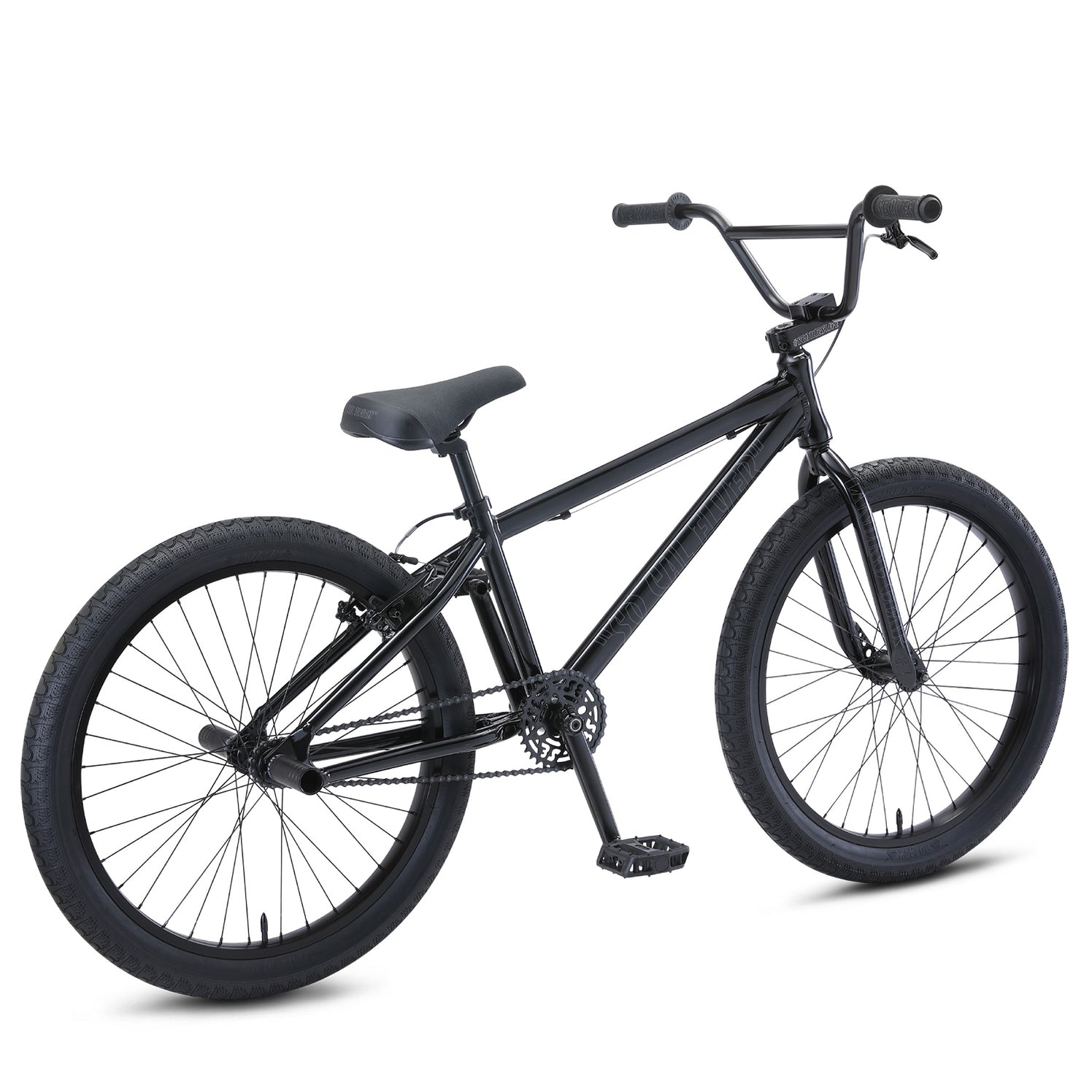 Se So Cal Flyer 24 Inch Bmx Freestyle Bike Stealth Mode Black Jandr