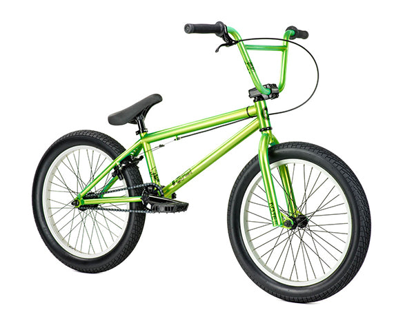 green bmx frame