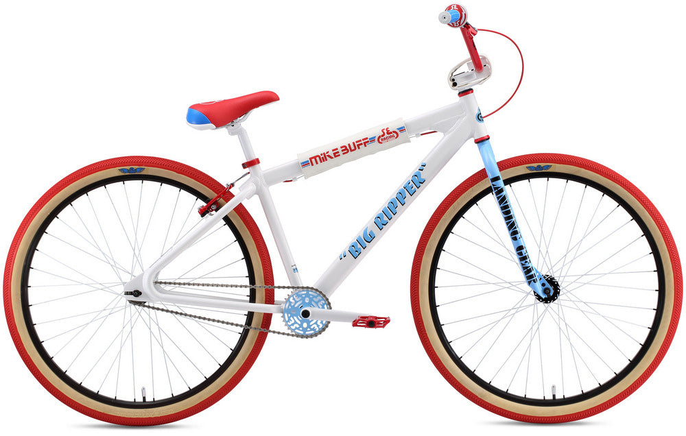 red white and blue bicycle