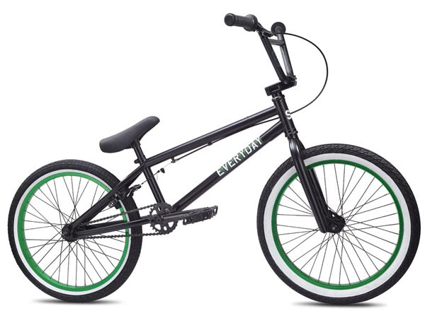 black and green bmx