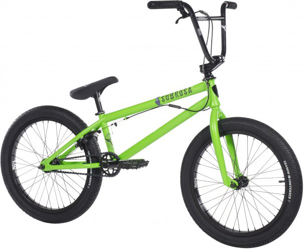 neon green bmx bike