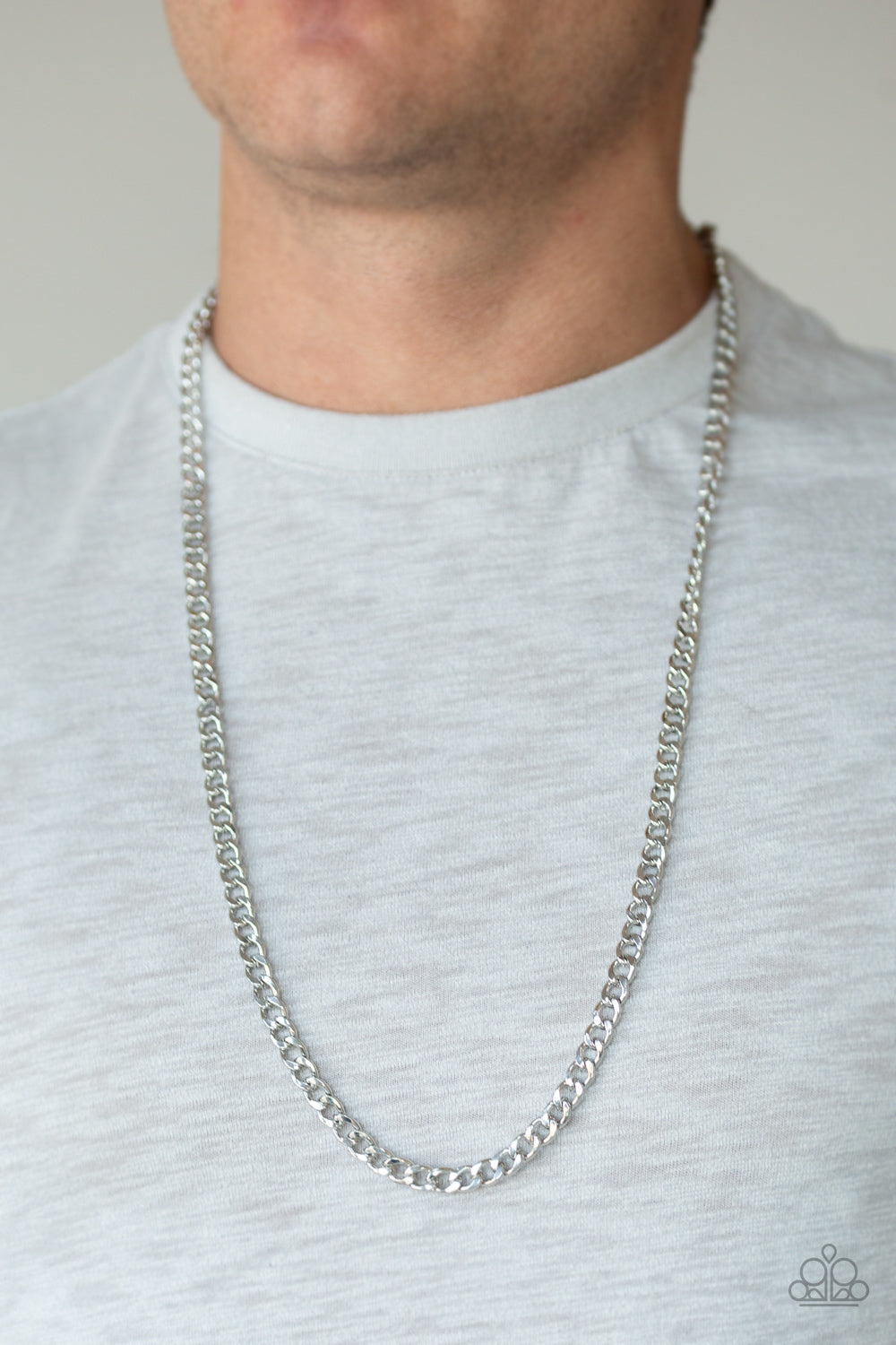 paparazzi silver chain necklace