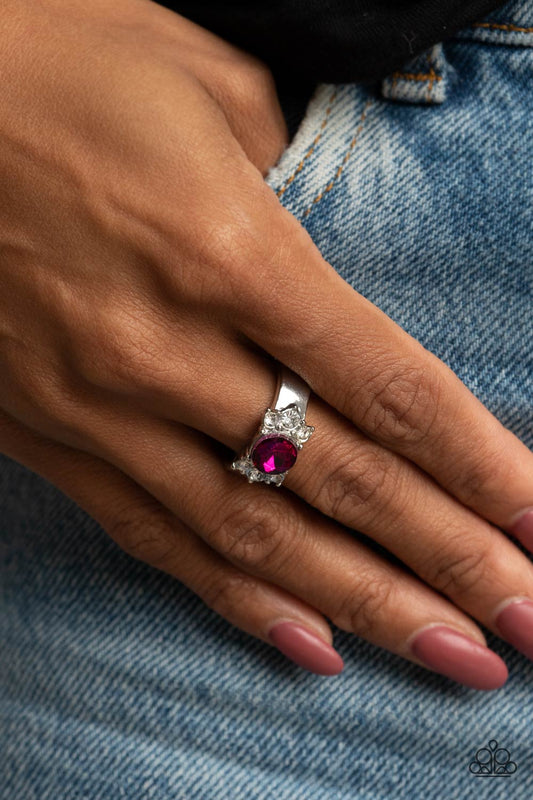 Graceful Gallantry - Pink Ring - Paparazzi Accessories – Bedazzle Me Pretty  Mobile Fashion Boutique