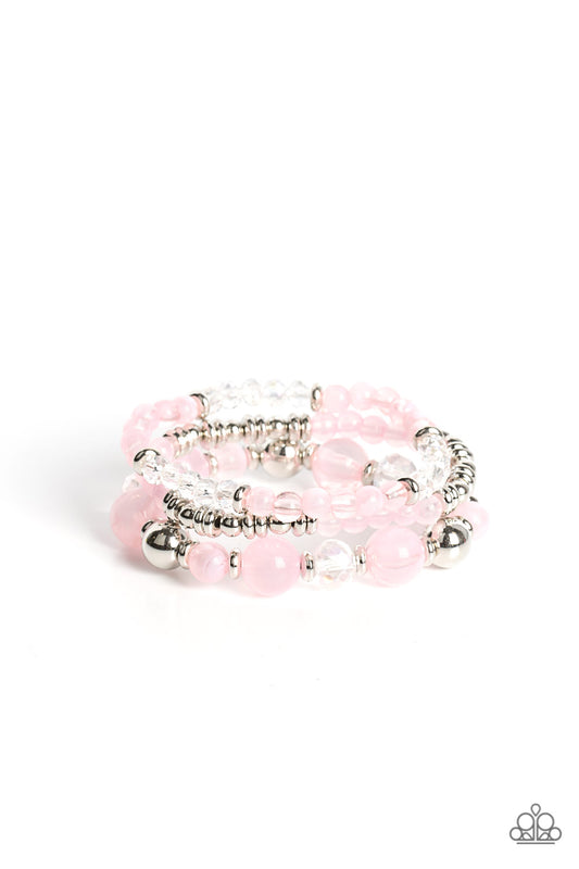 Rock Candy Bracelets Shades of Pink / Express Yourself Lock Grateful