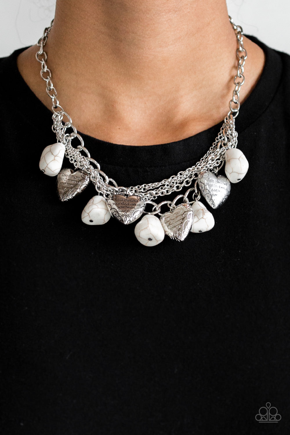 Change Of Heart White ✧ Necklace