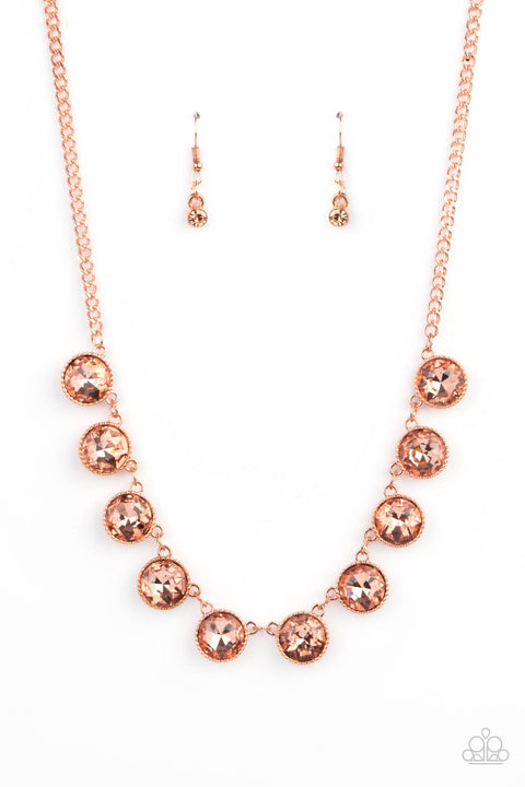 Gilded Guide - Copper - Paparazzi Necklace