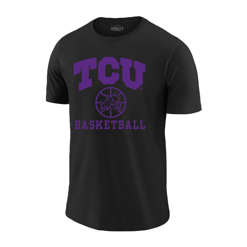 Venley TCU Horned Frogs Basketball T1TCUB01 Premium Tee Shirt