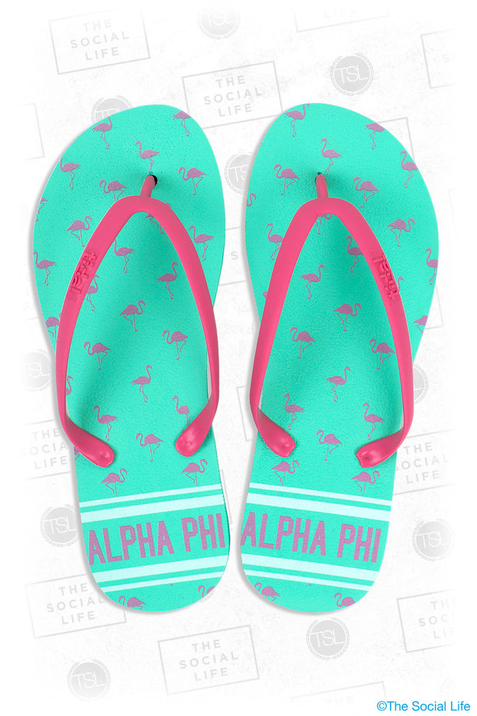 flamingo flip flops