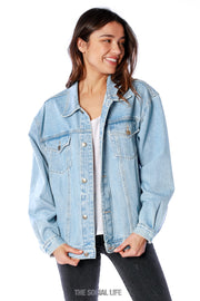 kappa jean jacket womens