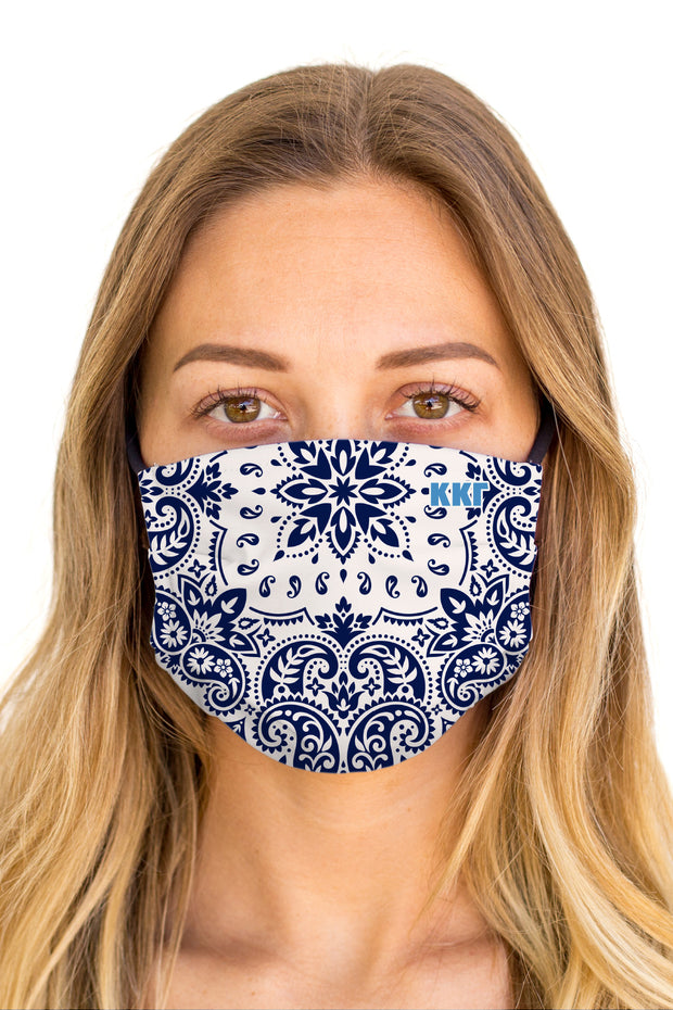 Kappa Kappa Gamma Bandana Mask (Anti-Microbial) – Social Life