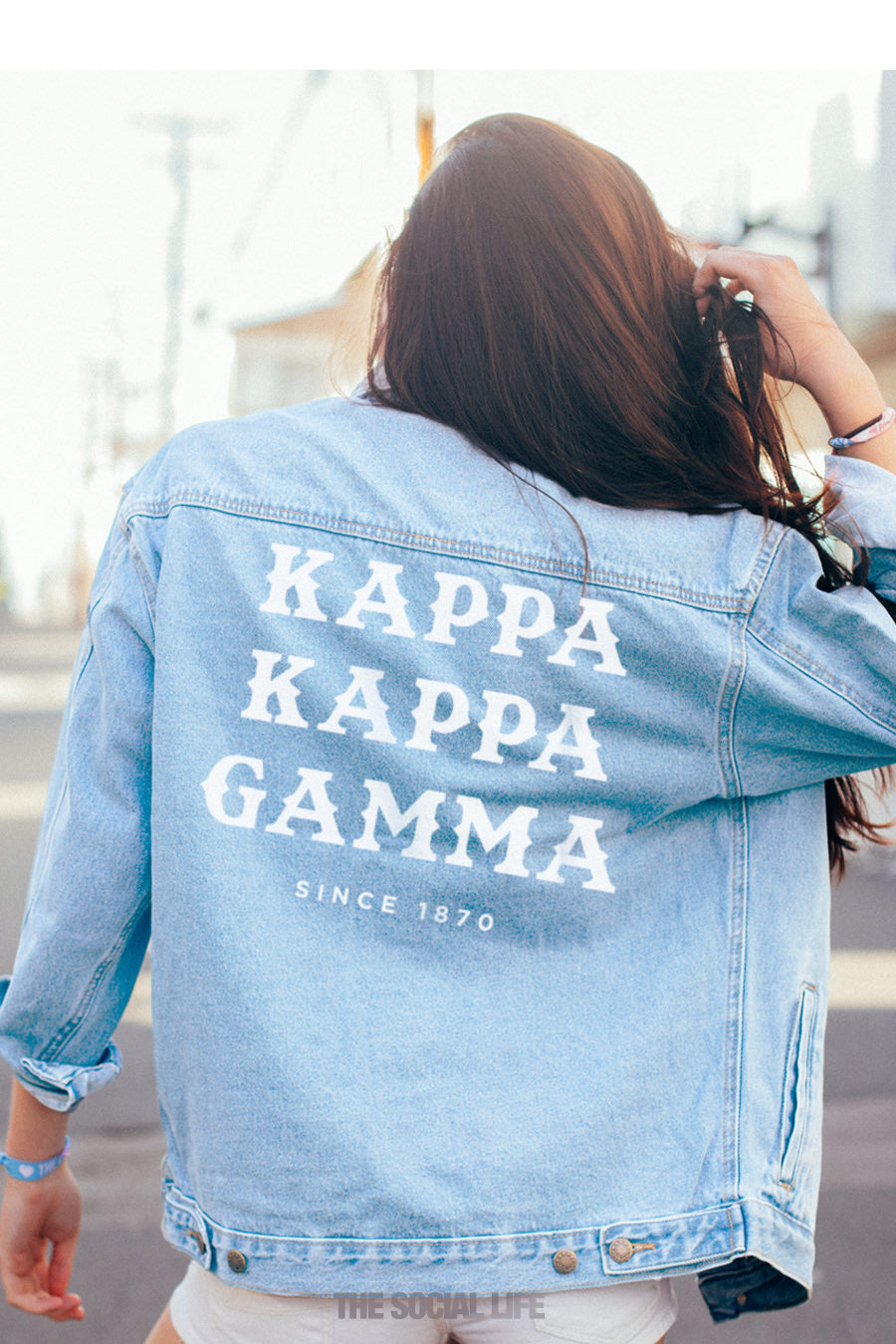 kappa jean jacket womens