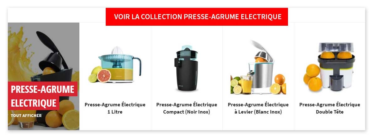 Collection Presse-Agrumes Électriques