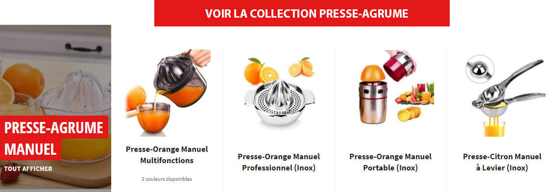 Collection Presse-Agrume Manuel