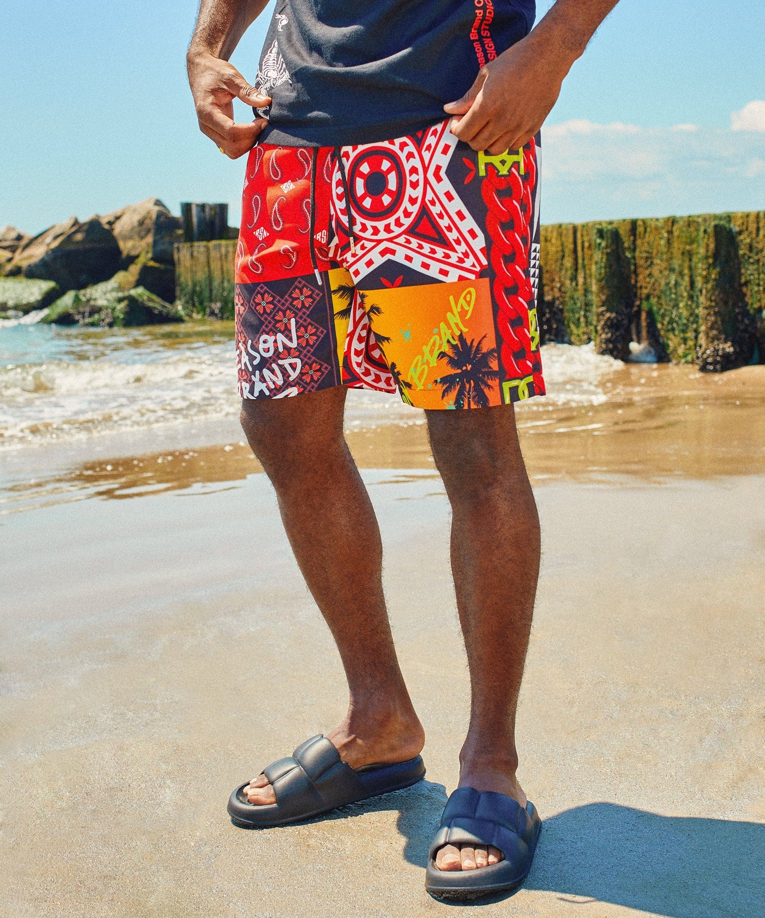 Bandana Board Swim Shorts - Ready to Wear