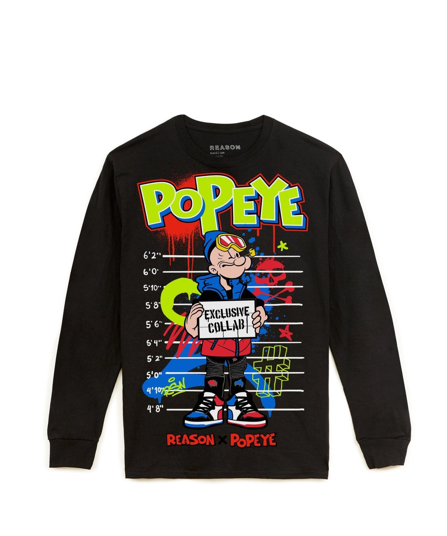 REASON BRAND × POPEYE ポパイコラボスタジャン equaljustice.wy.gov