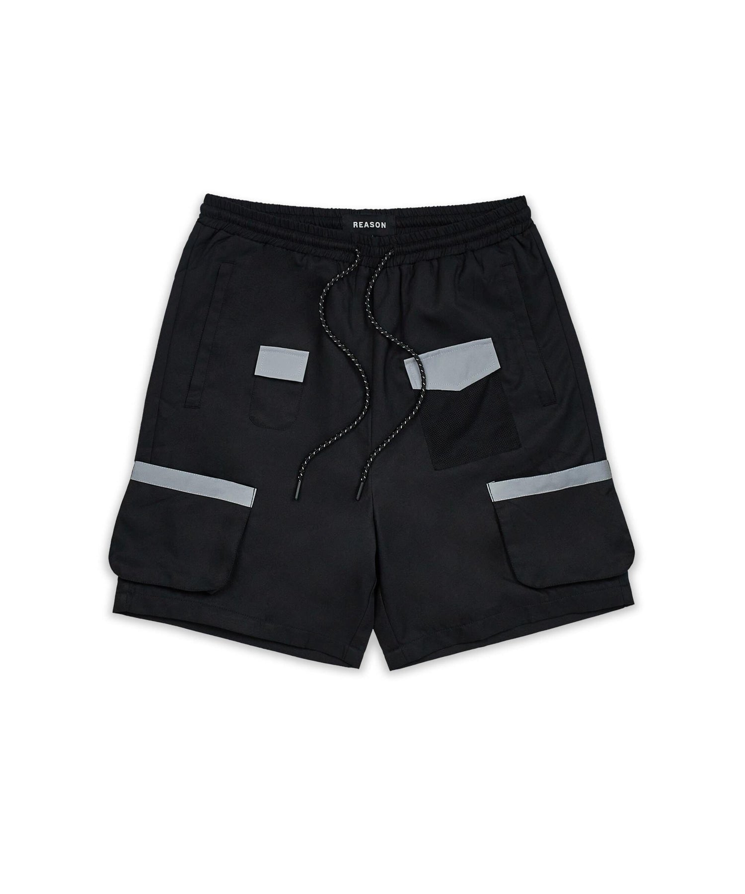 Redbat Men's Black Utility Shorts 