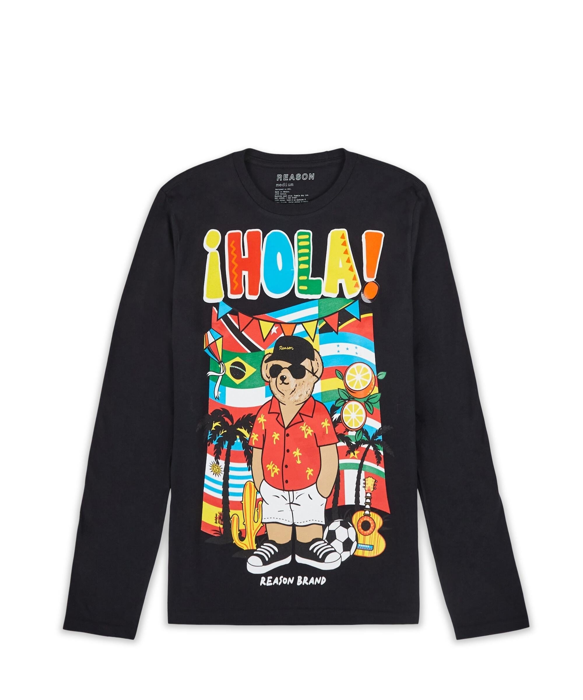 HOLA BEAR LONG SLEEVE TEE