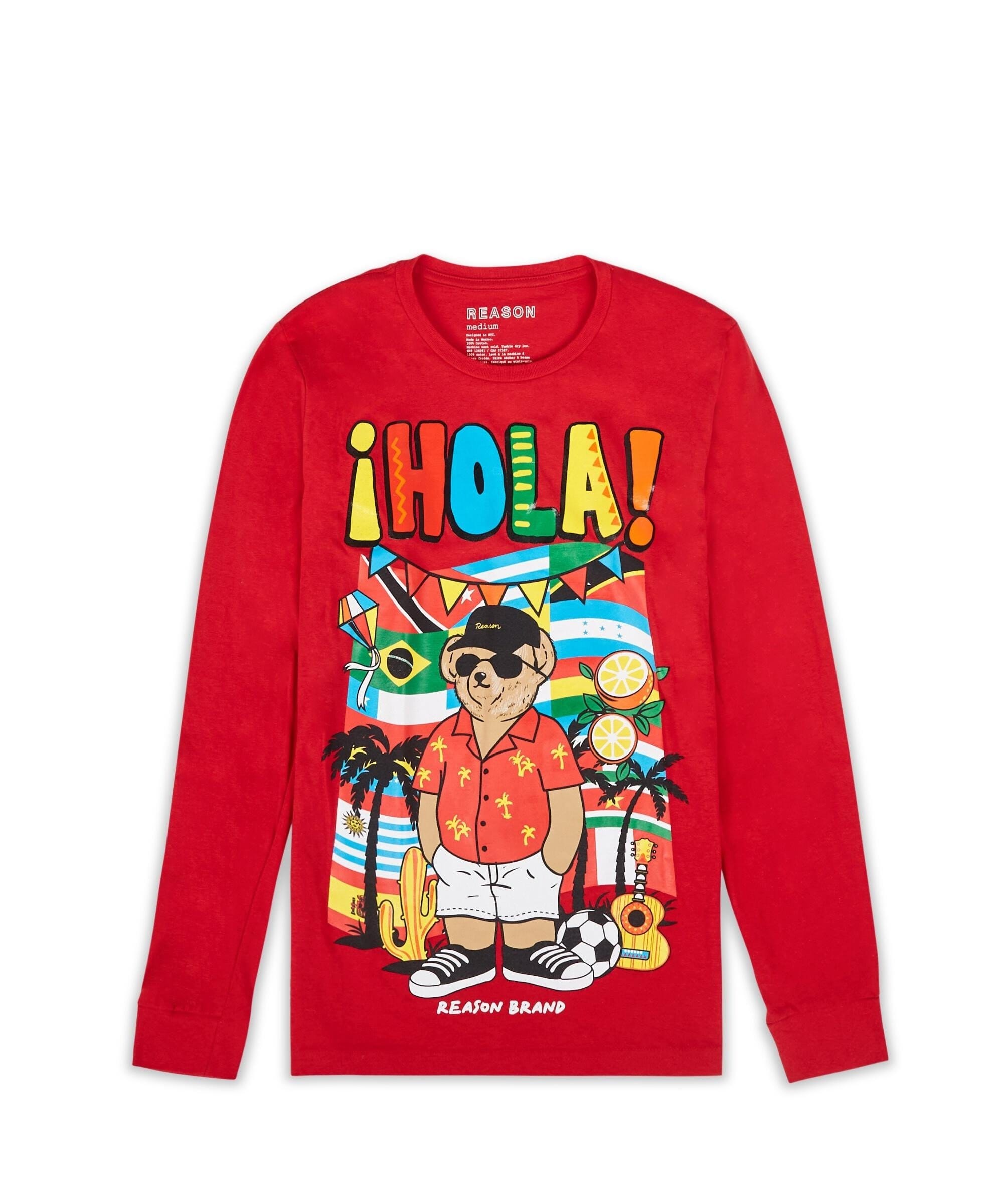 HOLA BEAR LONG SLEEVE TEE