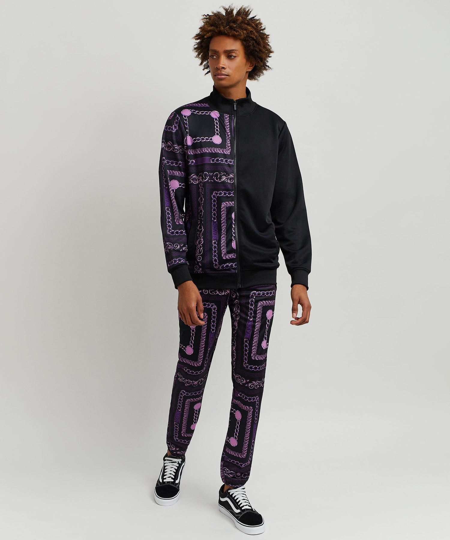 Mixed Camo Allover Print Track Jacket – Reason Clothing