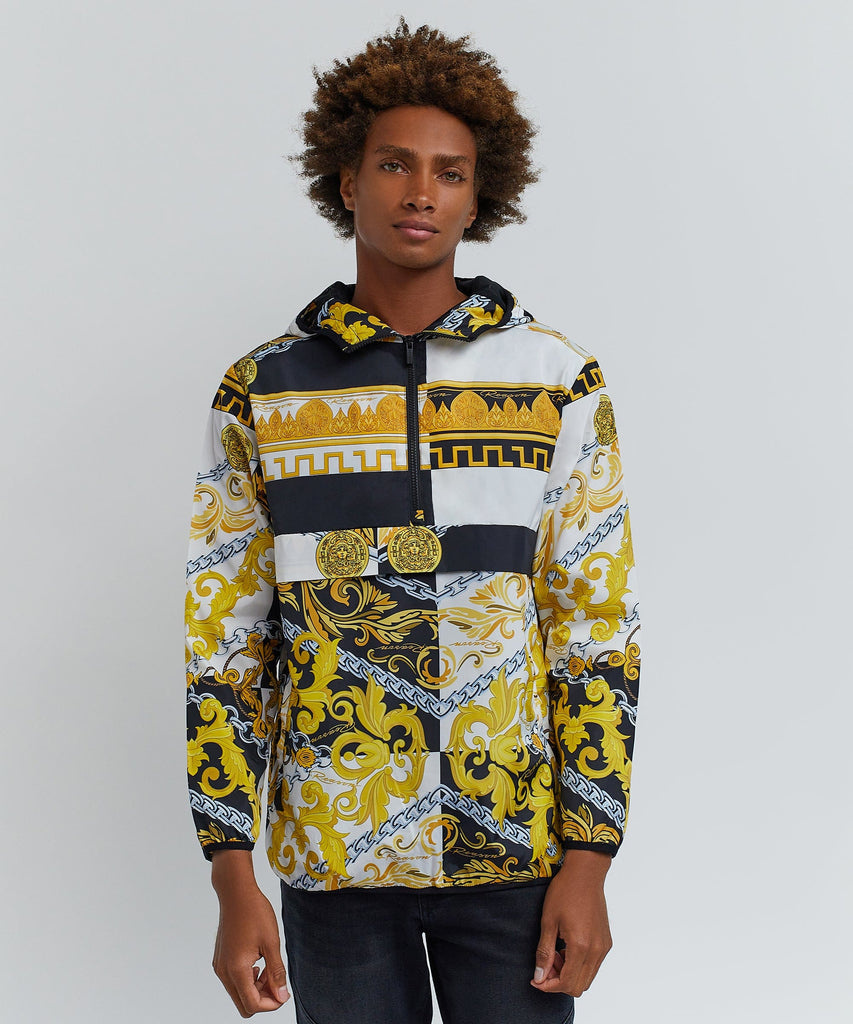 Unity Allover Print Half-Zip Anorak – Reason Clothing