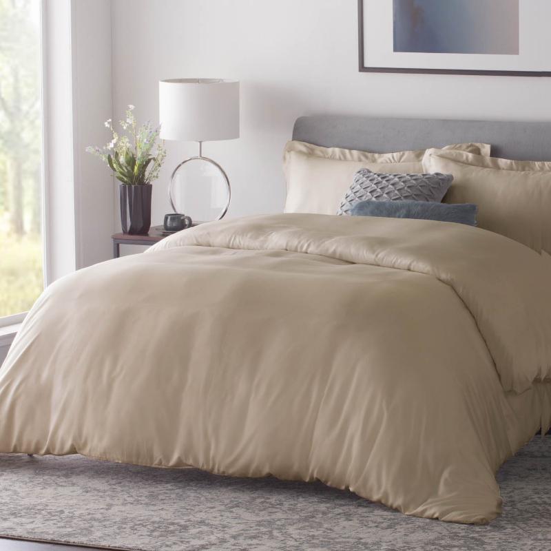 Natural Bamboo Duvet Cover Set