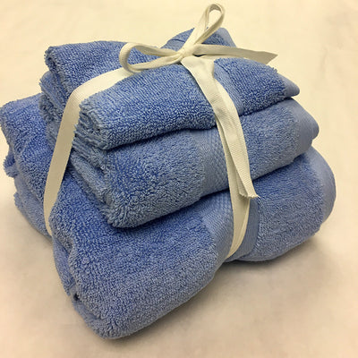 blue bath towels on sale