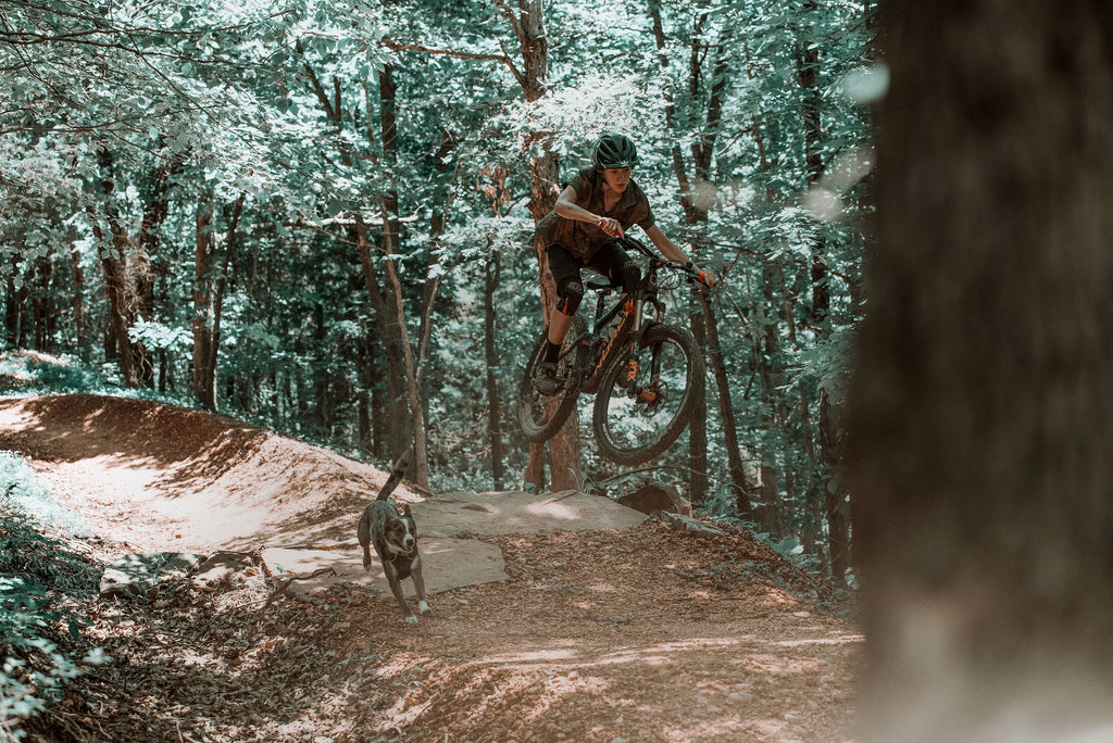 Women Mountain Biking