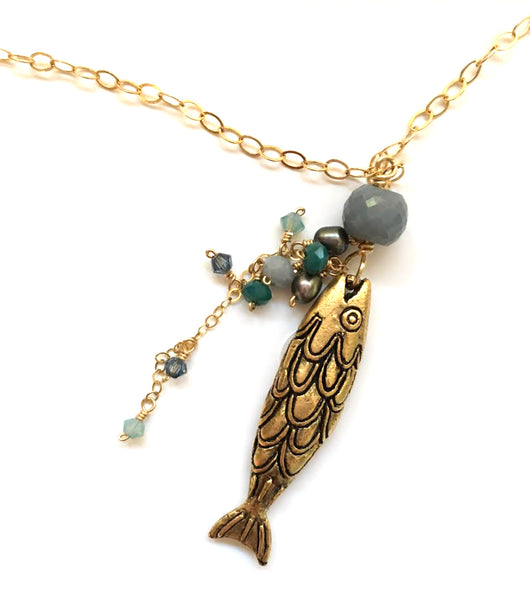 necklace . fish – NOON™ Official Site‎ | noondesignshop.com